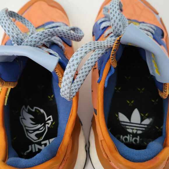 ADIDAS X  NINJA Nite Jogger Mens 6 Time In Sneakers Orange Amber Tint Q47199 - Picture 5 of 12